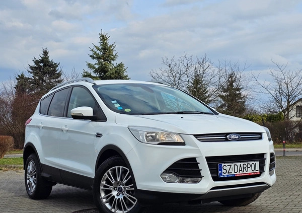 Ford Kuga cena 48800 przebieg: 164000, rok produkcji 2013 z Brzeziny małe 742